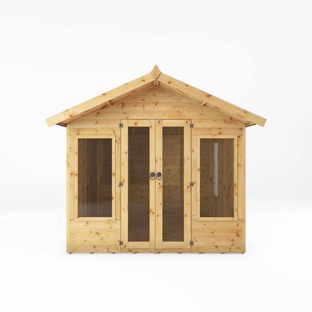 Mercia 8 x 8 Feet Premium Sussex Summerhouse - L303.2 x W249.4 x H227.8 cm in Brown 2