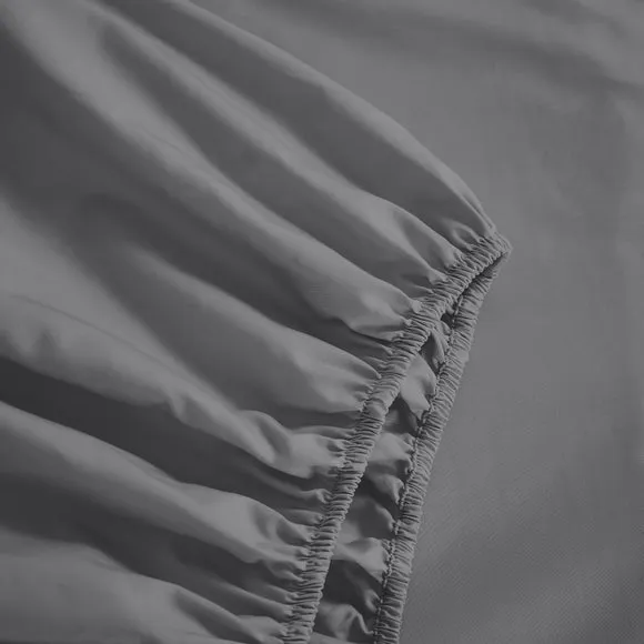 Dorma Crisp & Fresh 400 Thread Count Egyptian Cotton Percale Fitted Sheet 2