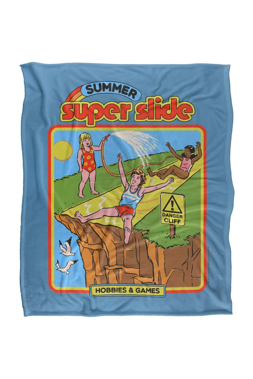 Steven Rhodes Summer Super Slide Silky Touch Super Soft Throw Blanket