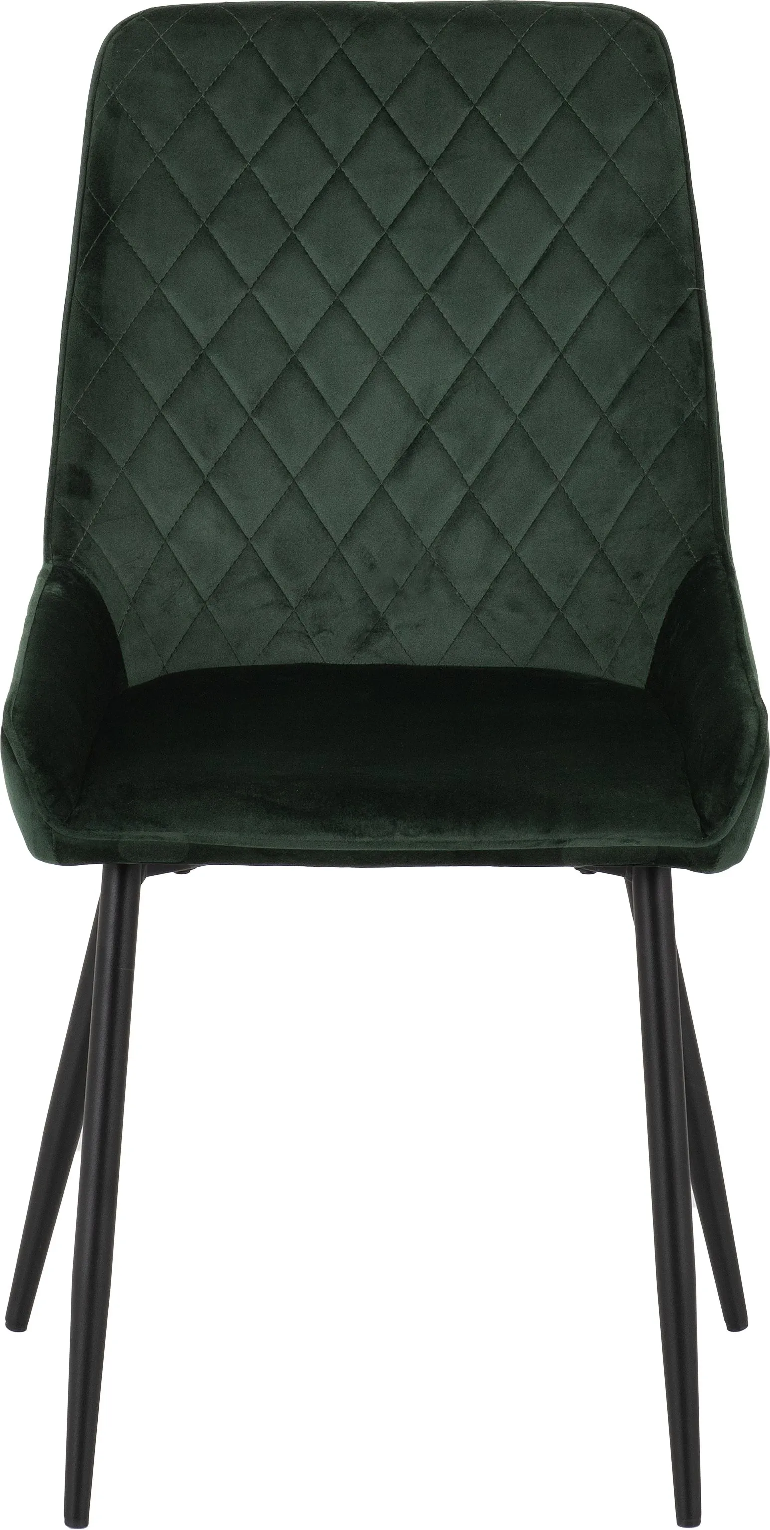 Seconique Quebec Straight Edge Dining Set with Avery Chairs in Green 5