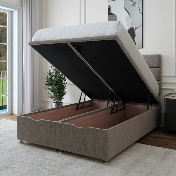 Woven Fabric End of Bed Ottoman Base 3