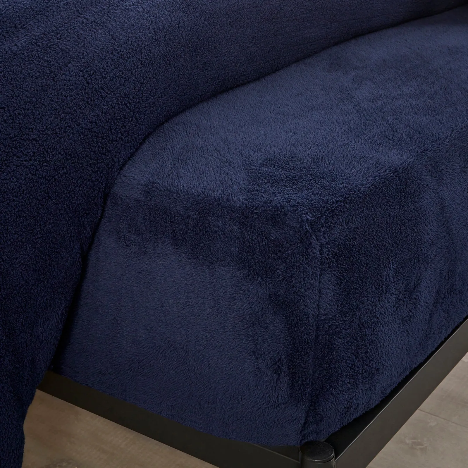 Teddy Bear Fitted Sheet Navy
