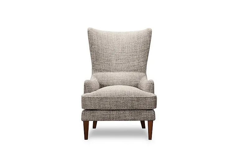 Aspen Fabric Wing Chair - Steel - Sofas and Armchairs