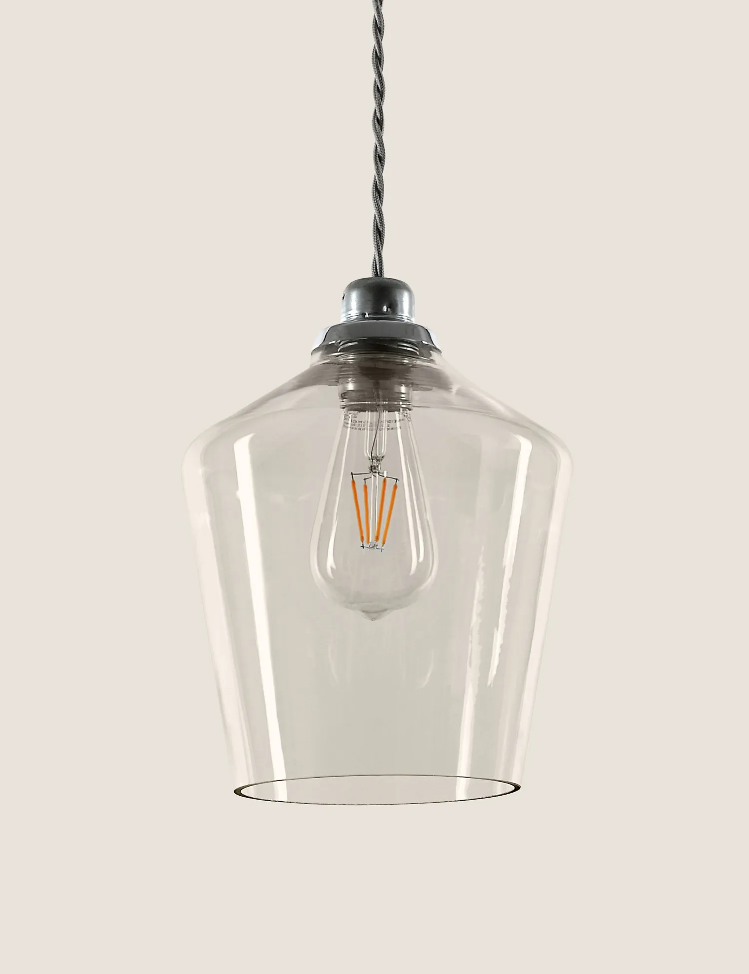 M&S Claudia Glass Easy Fit Ceiling Light