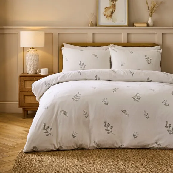 Winter Wisp 100% Brushed Cotton Duvet Cover & Pillowcase Set 2