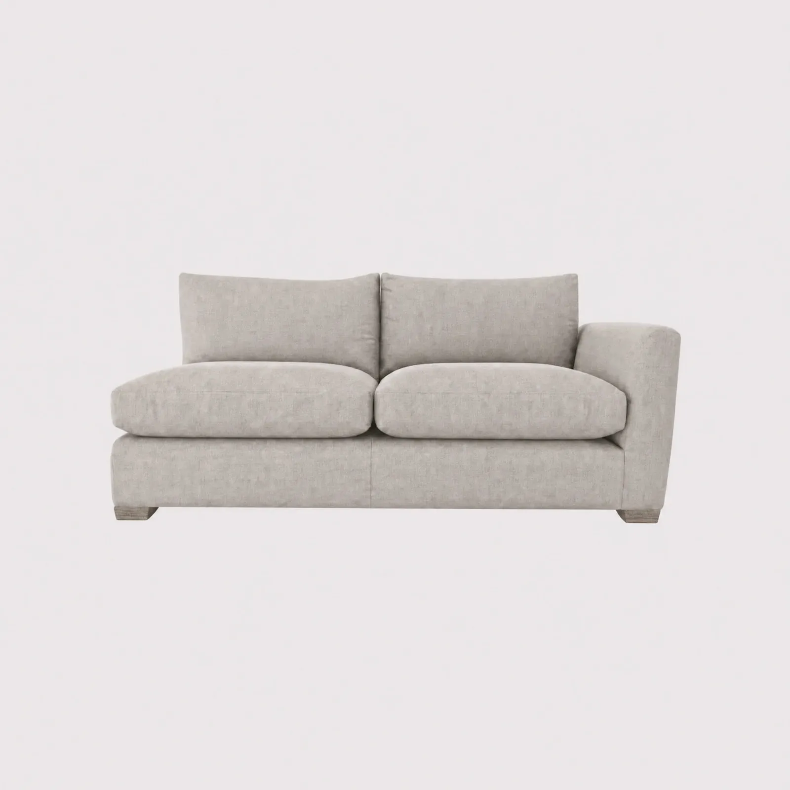 Floyd 1 Arm Modular Sofa Unit Right, Grey Fabric | Barker & Stonehouse 1