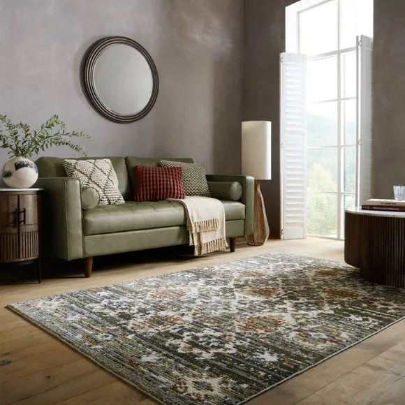 Evar Traditional Tufted Cord Rug 1