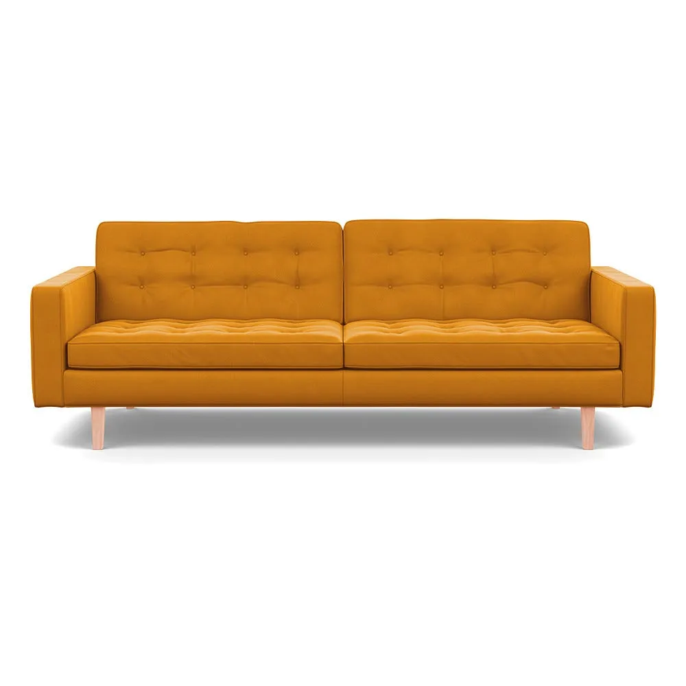 Heal's Hepburn 4 Seater Sofa Nobilis Mustard Natural 1