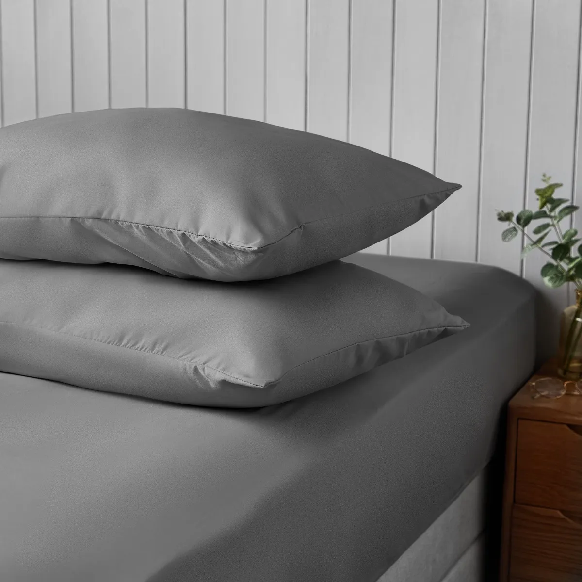 Silentnight Supersoft Pillowcases - Dove Grey