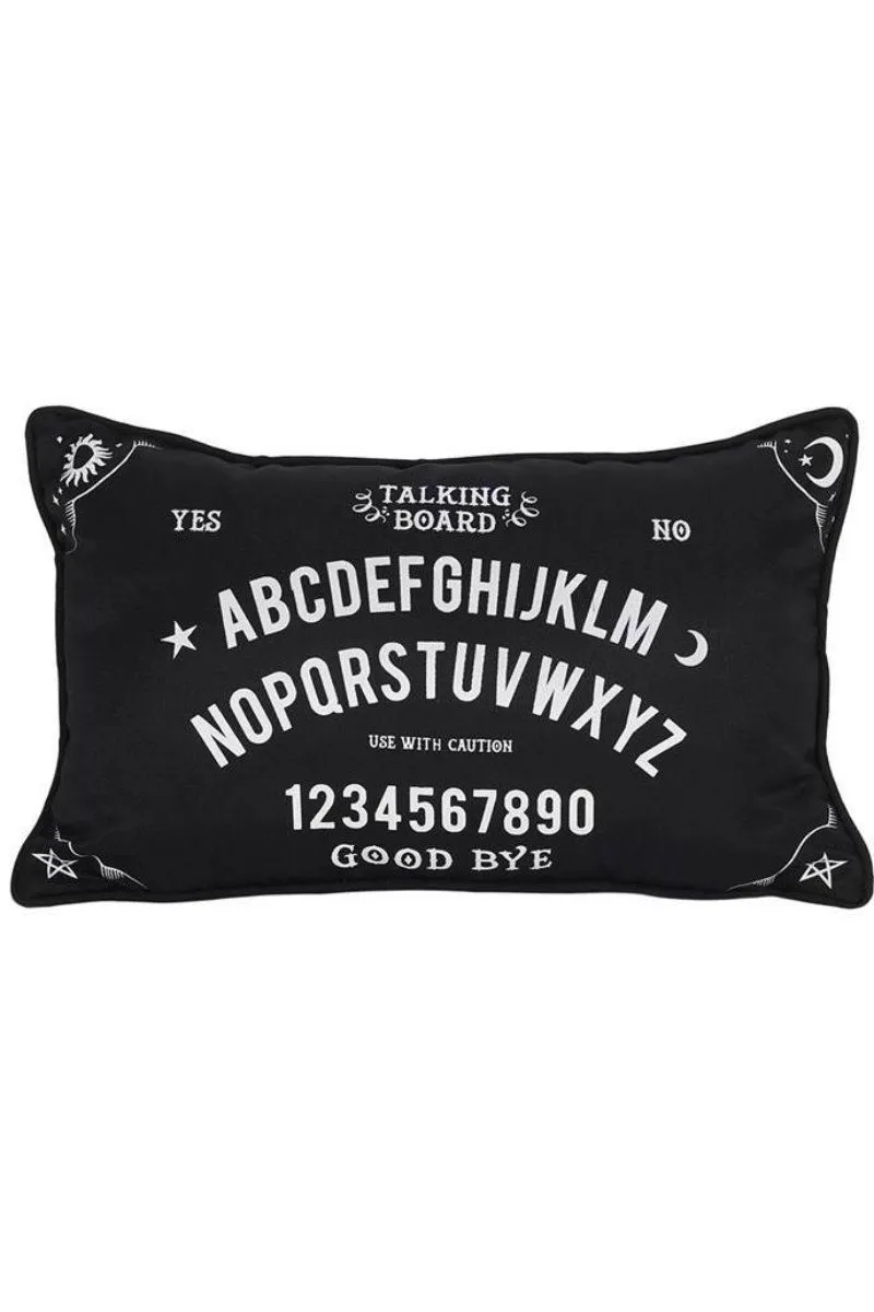 KDMD Small Rectangular Black & White Talking Board Cushion