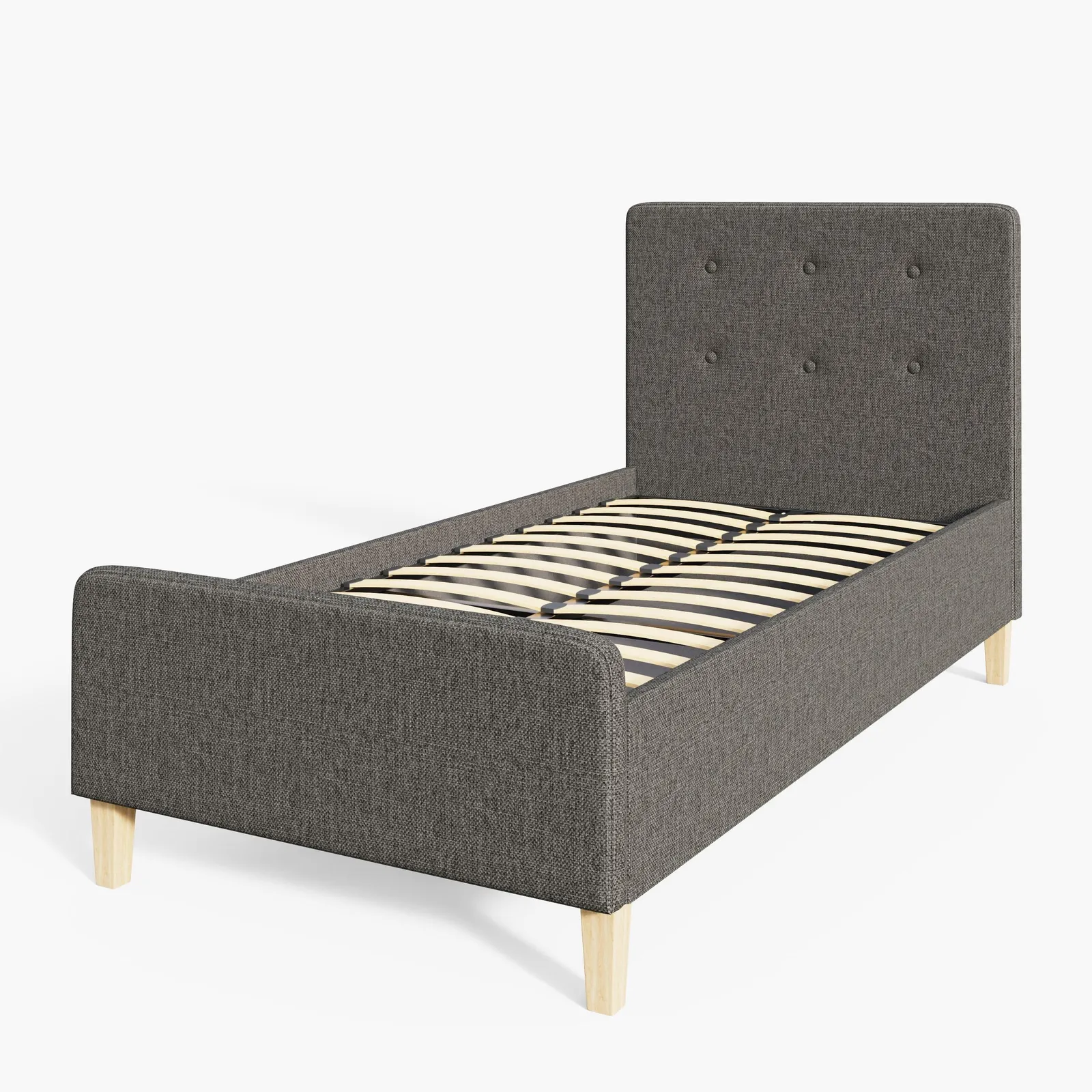 GFW Ashbourne Ottoman Storage Bed in Dark Grey 4