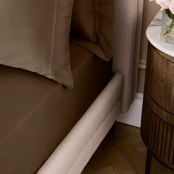 Dorma 800 Thread Count 100% Cotton Sateen Fitted Sheet 2
