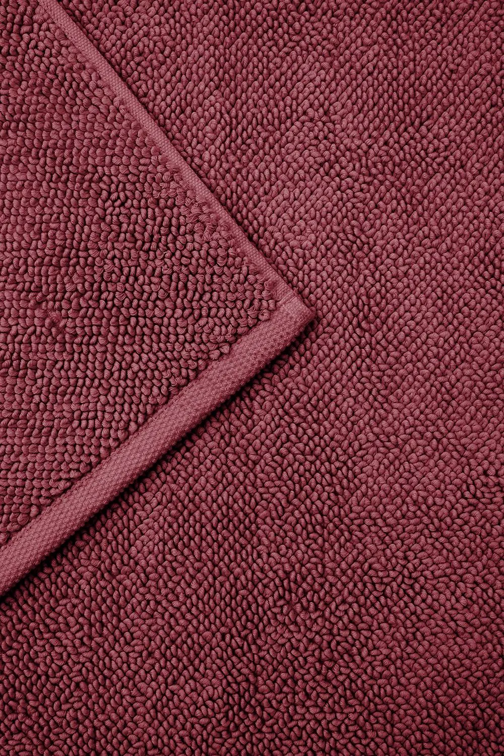 CHRISTY 'Highgate' Turkish Cotton Luxurious Bath Rugs in Maroon 3