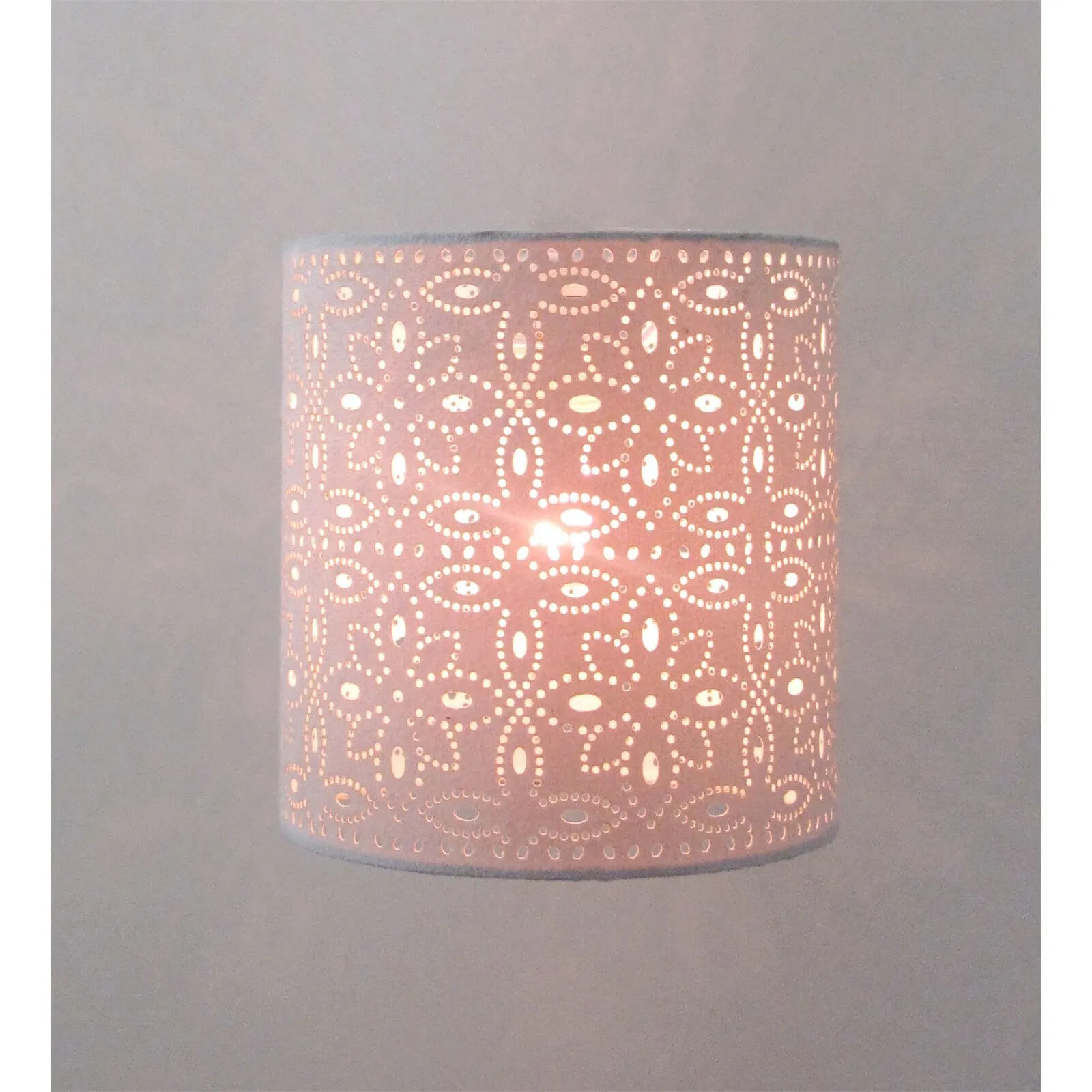 Alexia Lamp Shade, 20cm, Cream