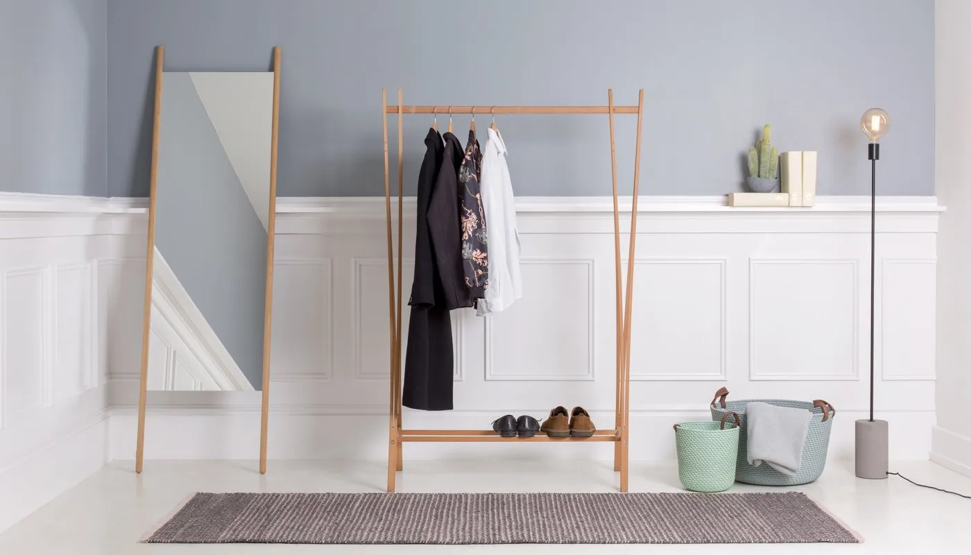 Tra-Ra Natural Beech Clothes Rail