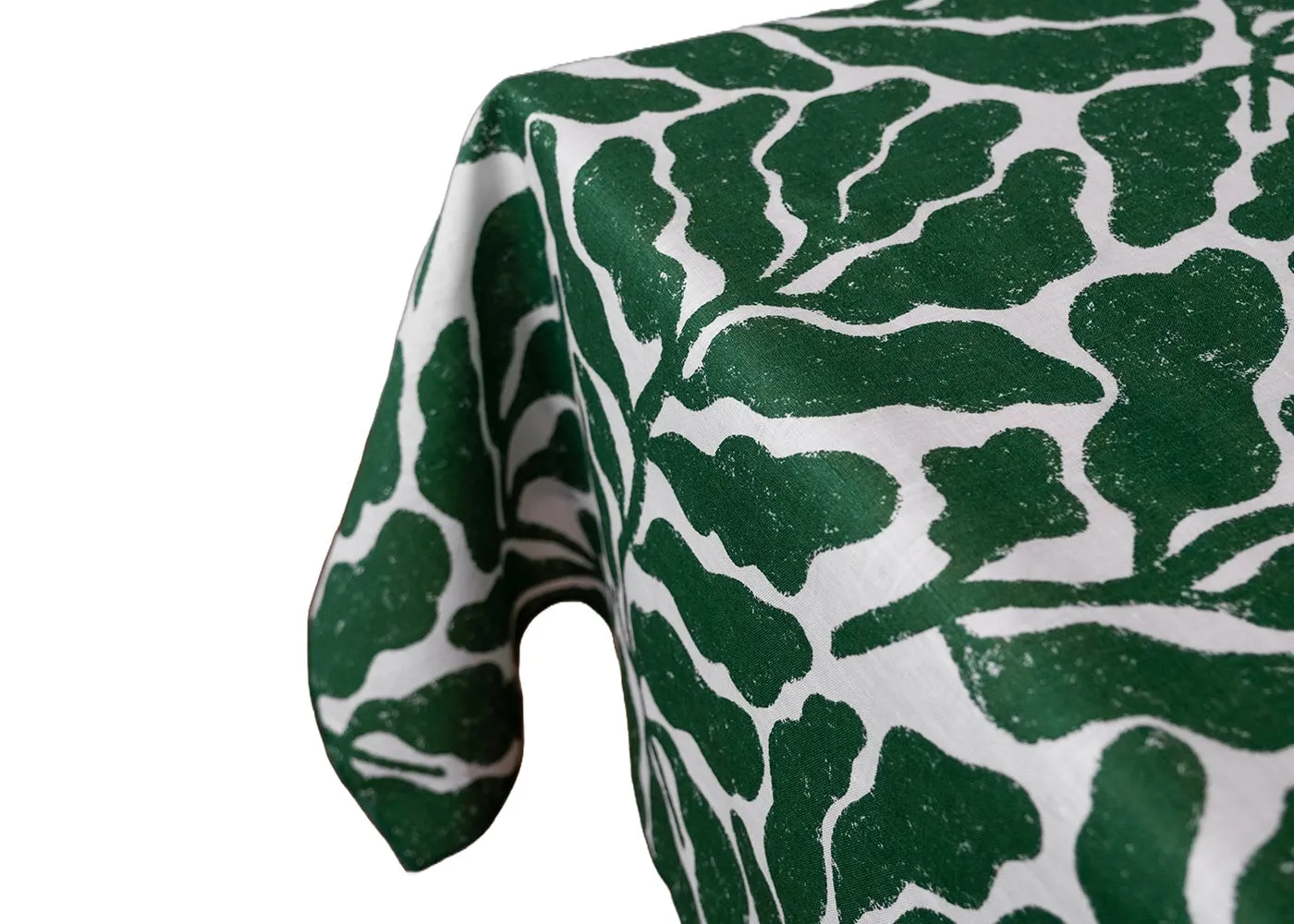 Fine Little Day Leaves Tablecloth Green