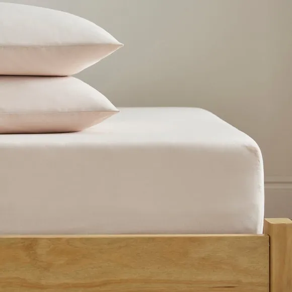 Soft Cotton Plain Fitted Sheet 3