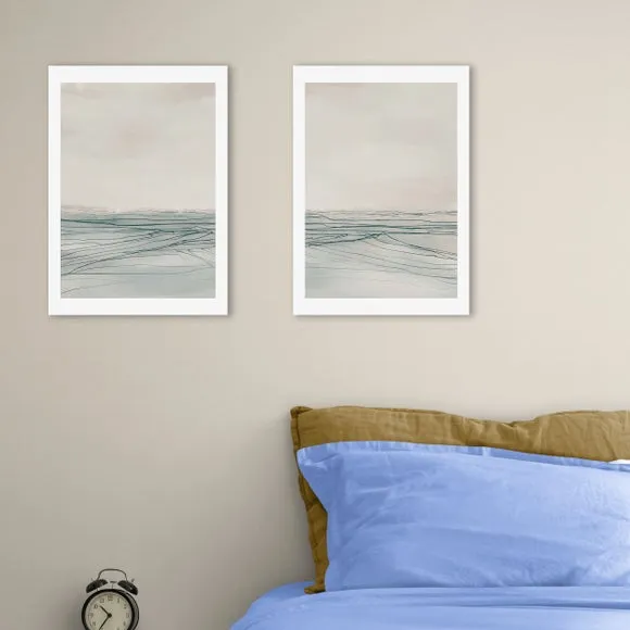 East End Prints Set of 2 Still Sea Prints 1