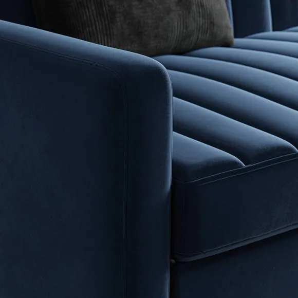 Kendall Quilted Velvet Clic Clac Storage Sofa Bed 5