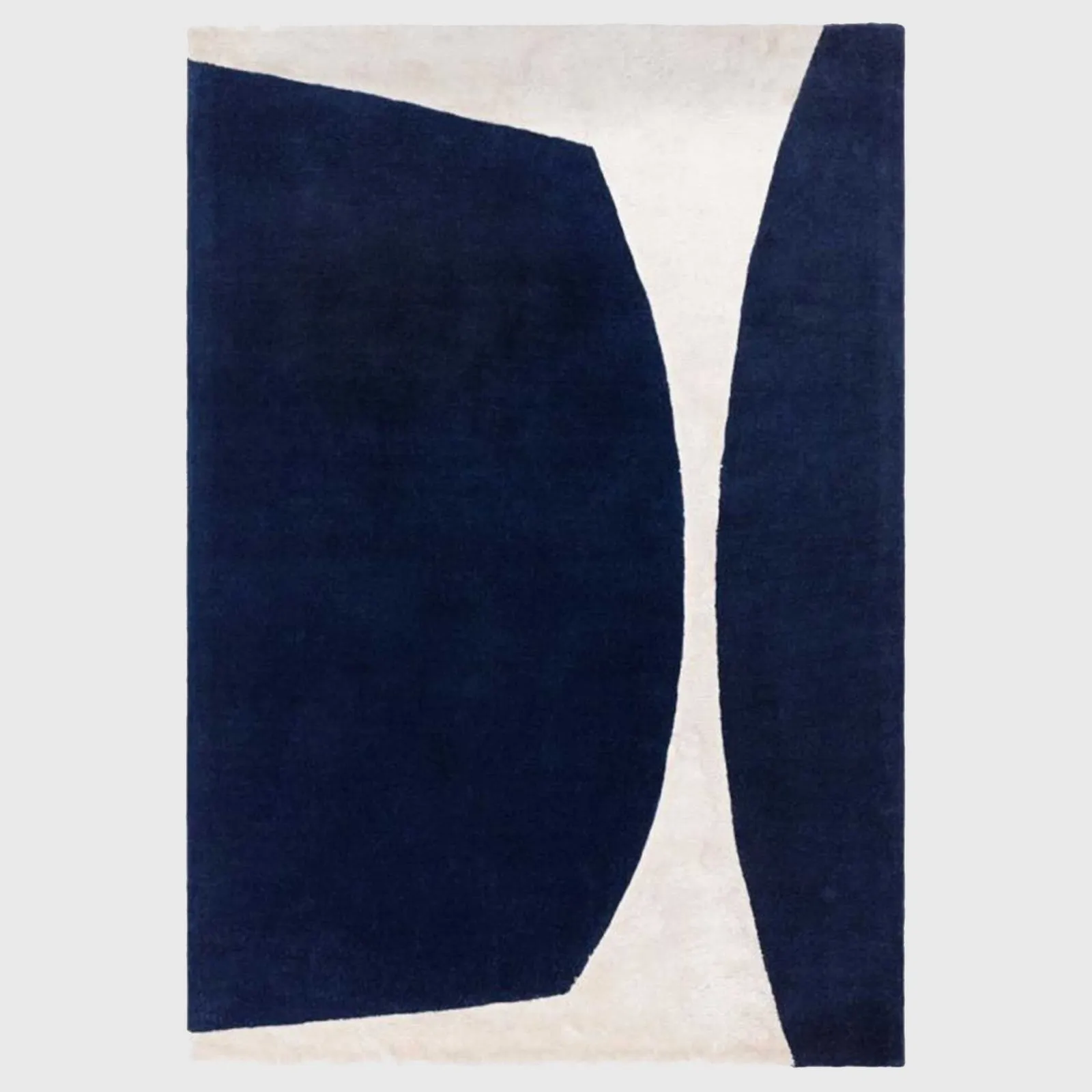 Kinsley 120X170Cm Rug Indigo, Square, Blue Wool Blend | Barker & Stonehouse