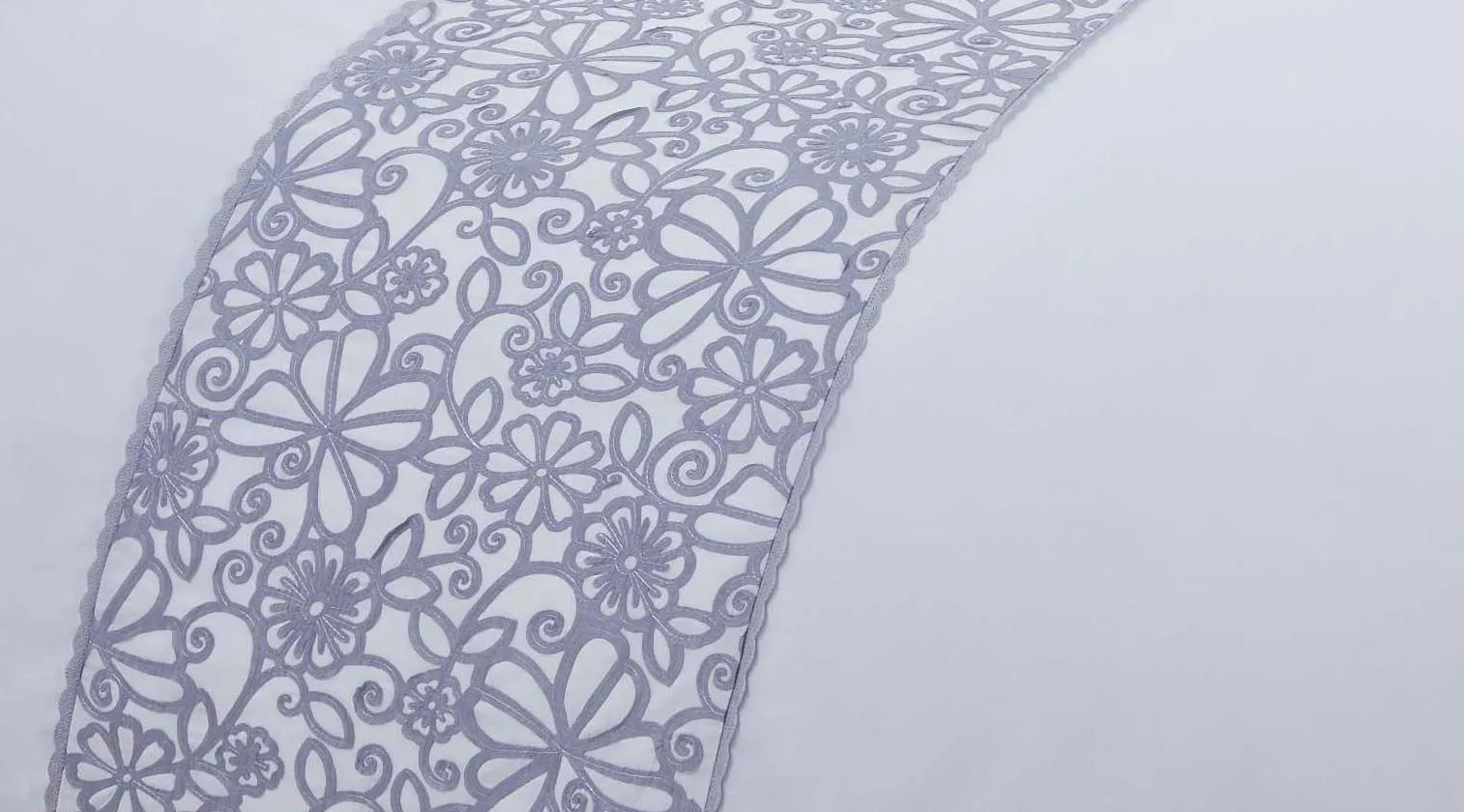 Rapport Home Butterfly Polycotton Duvet Cover Set With Pillowcase in Grey 2