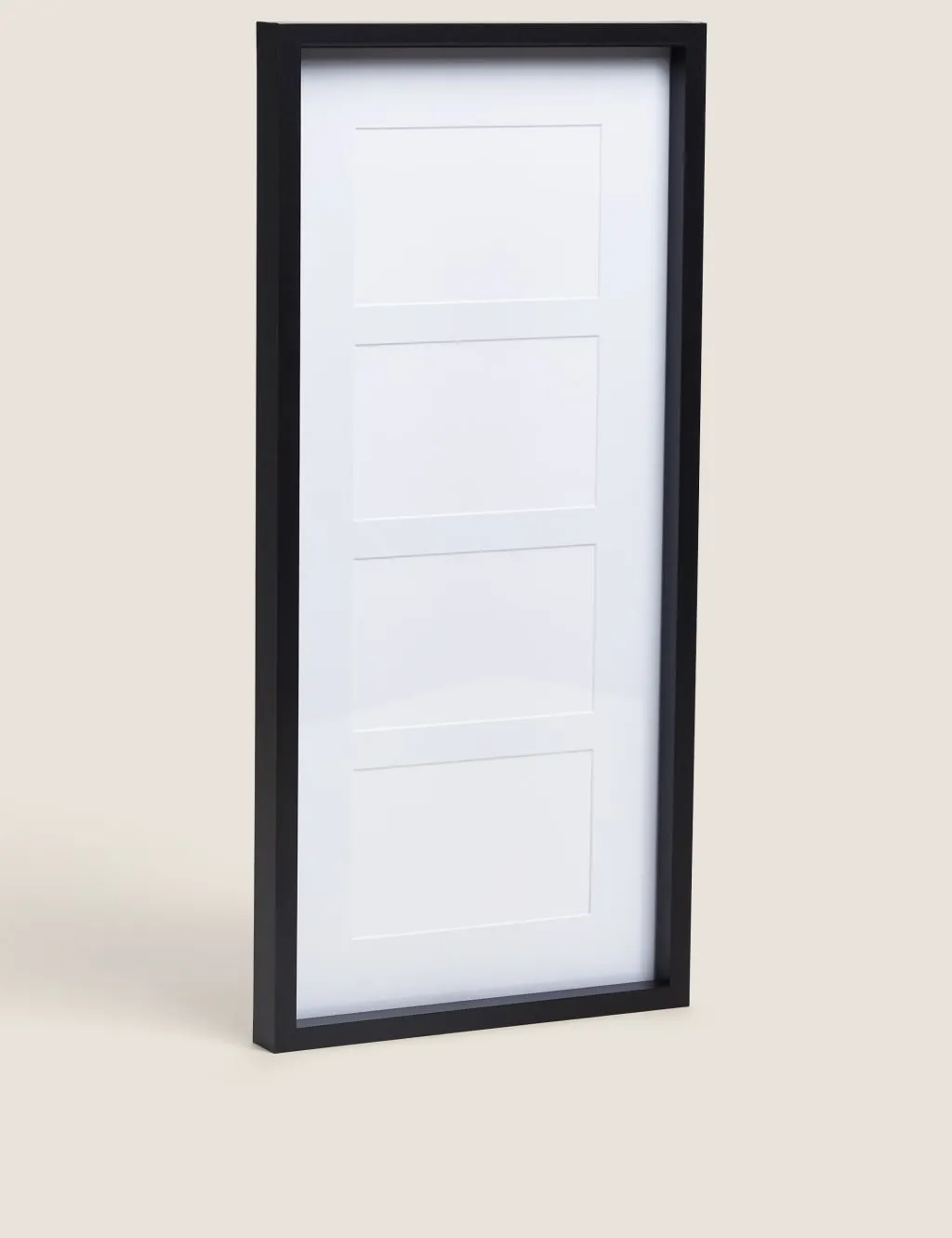 M&S 4 Aperture Photo Frame 6 x 4 inch Black