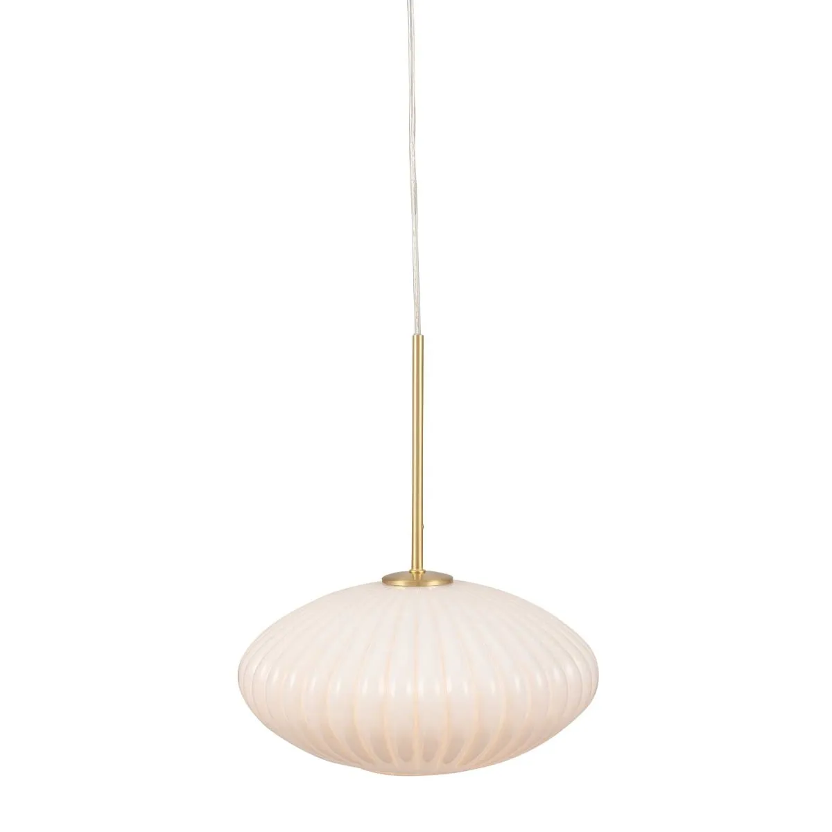 White Oval Pendant Light Glass | Barker & Stonehouse 3