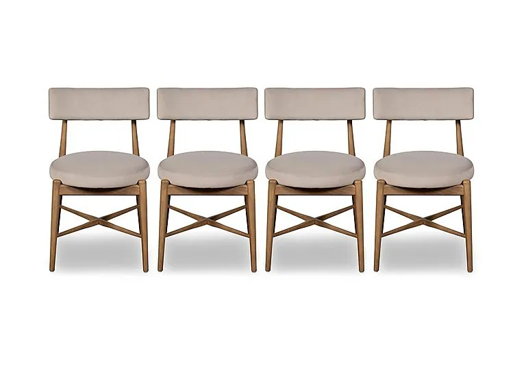 Winchester Set of 4 of Dining Chairs - Grey