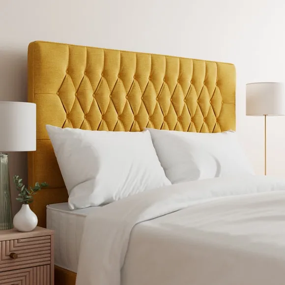 Luxury Linen Chesterfield Headboard 1