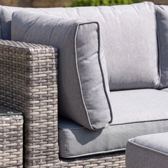 Multifunctional 2 Seater Grey Lounger Set 5