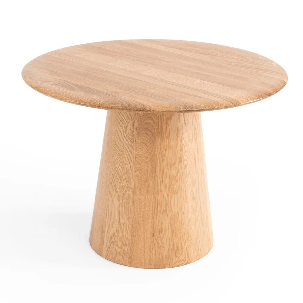 Gazzda Mushroom Side Table Natural Oiled Oak 55cm 2