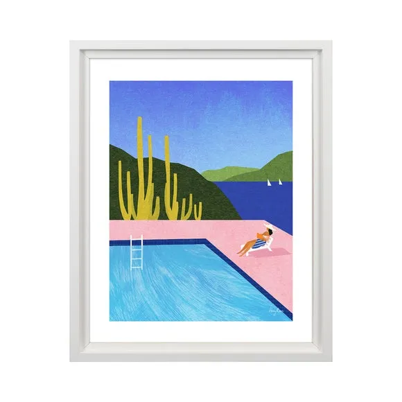 The Art Group Swimming Pool I Framed Print 2