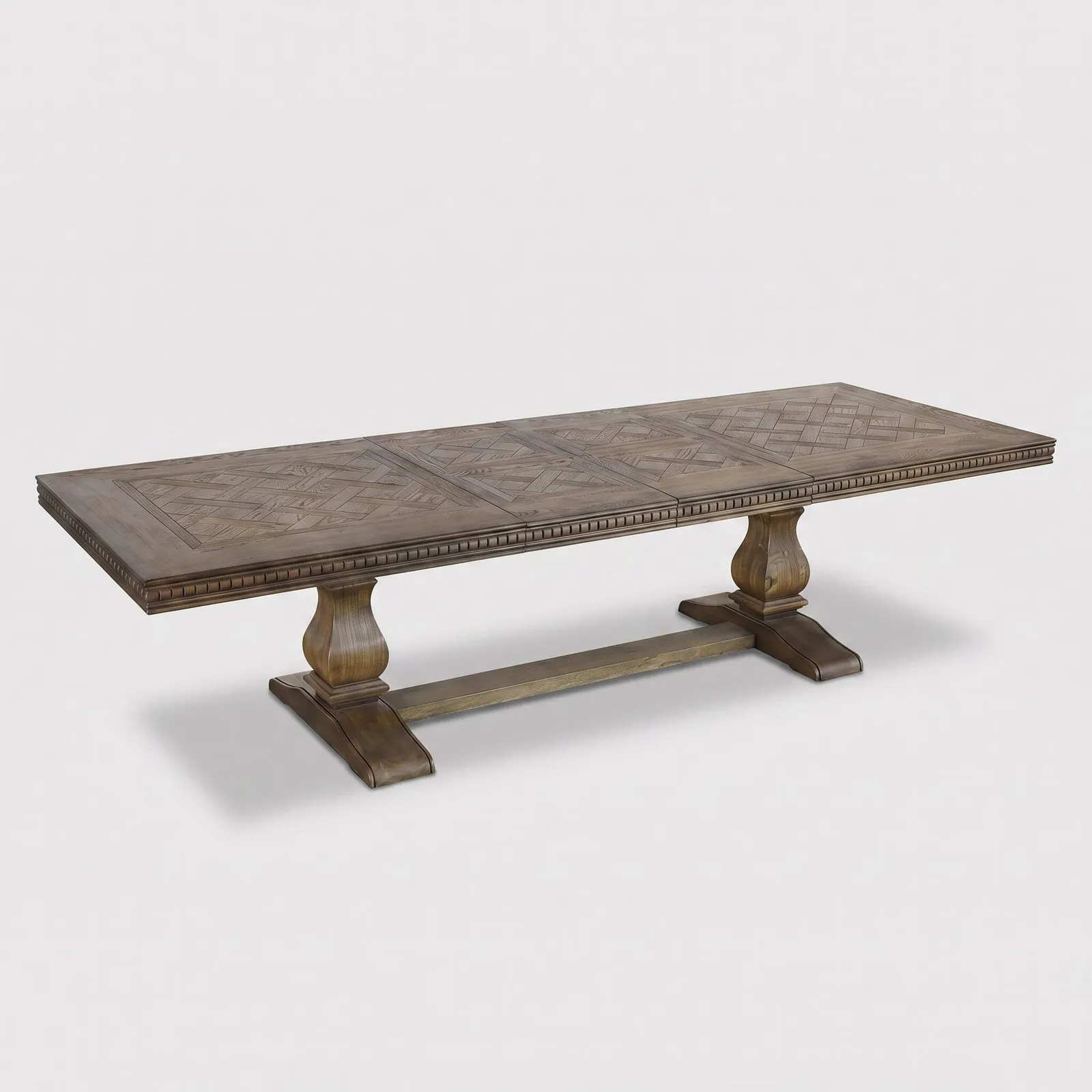 Polica Extending Dining Table, Brown Oak | Barker & Stonehouse