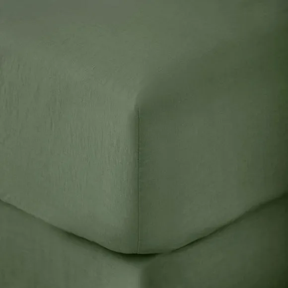 Cotton Linen Fitted Sheet 2