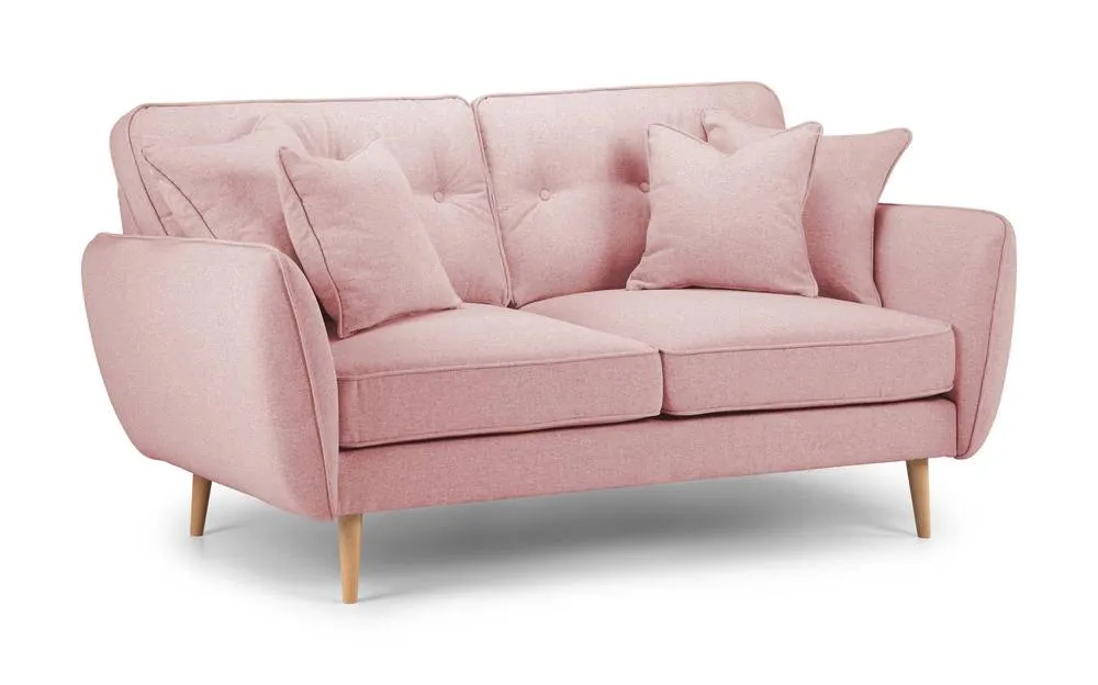 The Great Sofa Company Ailis Medium Sofa Faro Soft Pink in Dusty Pink 2