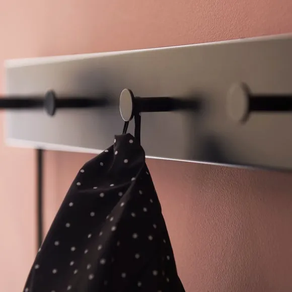 Jaula Industrial Plug In Wall Light & Clothes Hanger 3