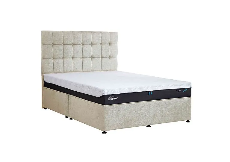 Buckingham Platform Divan Base - King Size - Ice Cream