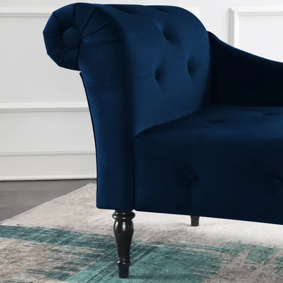 Wisteria Velvet Chaise Lounge 3