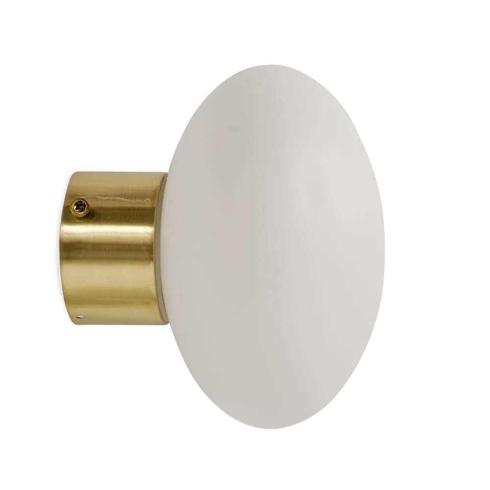 Heal's Ellipse LED Wall Light Brass IP44 2