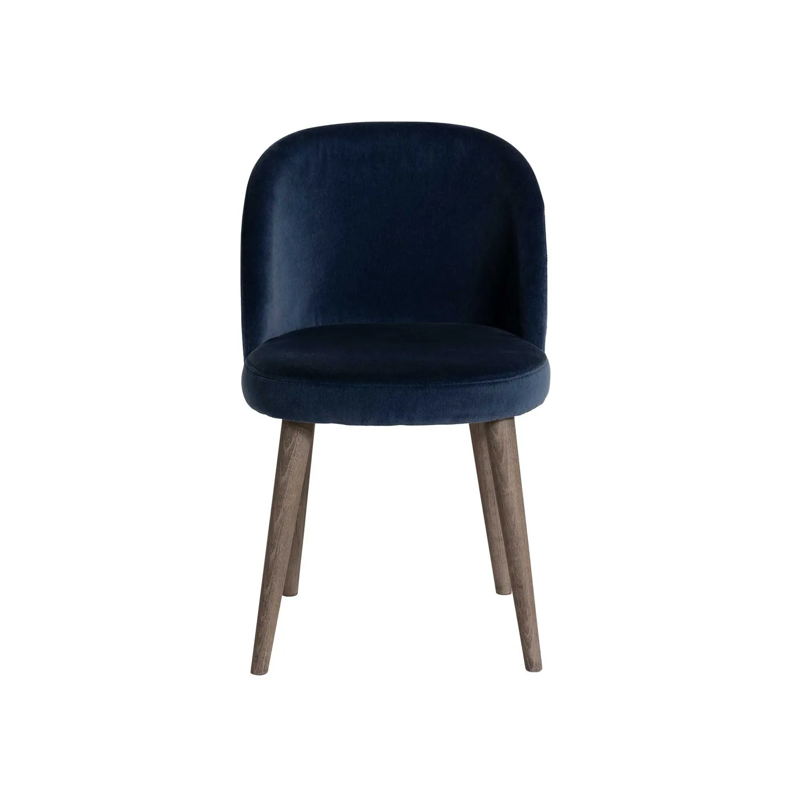 Pure Furniture Reyna Dining Chair, Navy Fabric | Barker & Stonehouse 3