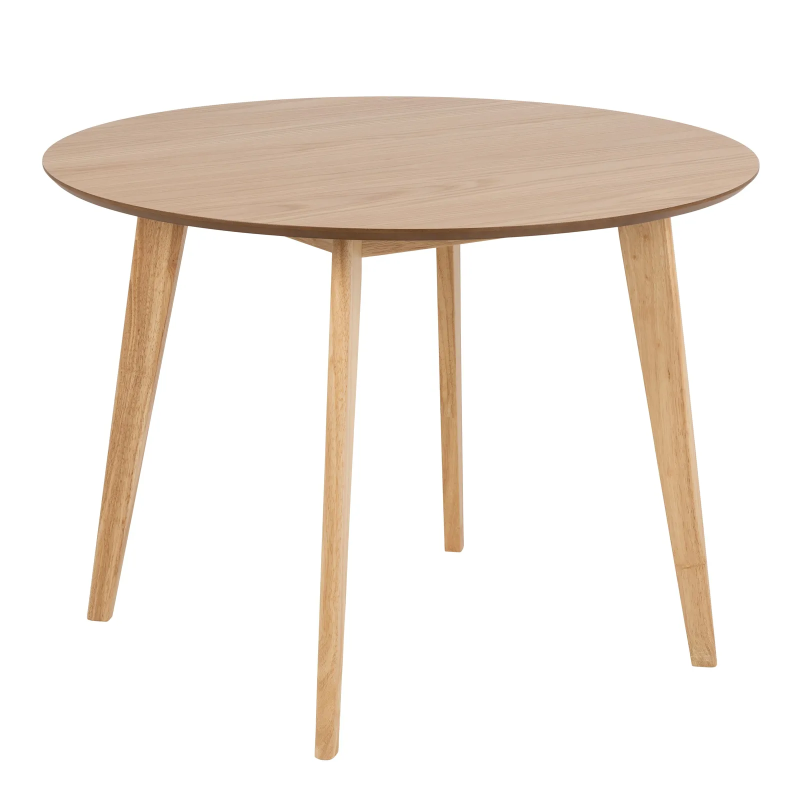 Furniture To Go Roxby Oak Table 105x76cm with 4 Roxby Oak Dining Chairs in Brown 2
