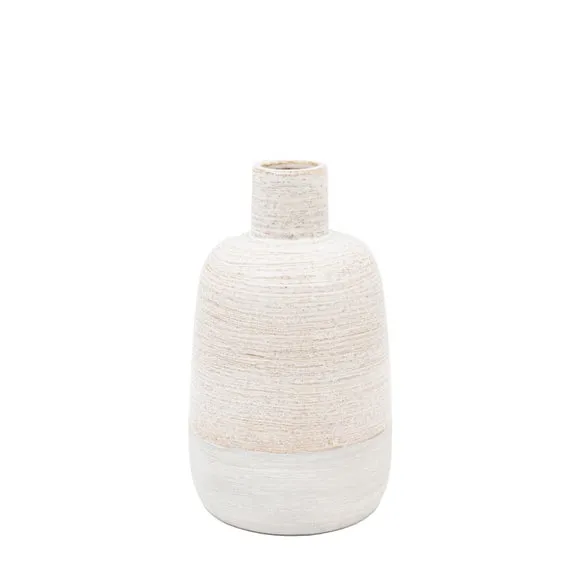 Crossland Grove Clichy Ceramic Bottle Vase 160X160X265Mm, Cream 4