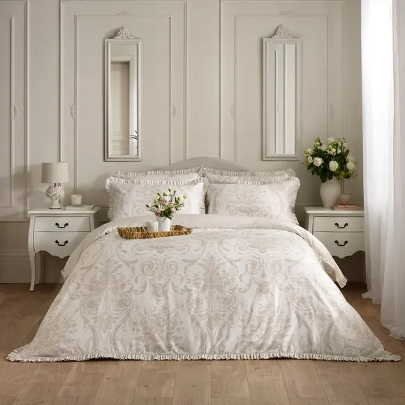 Dorma Archive Regency 100% Cotton Duvet Cover & Pillowcase Set 1