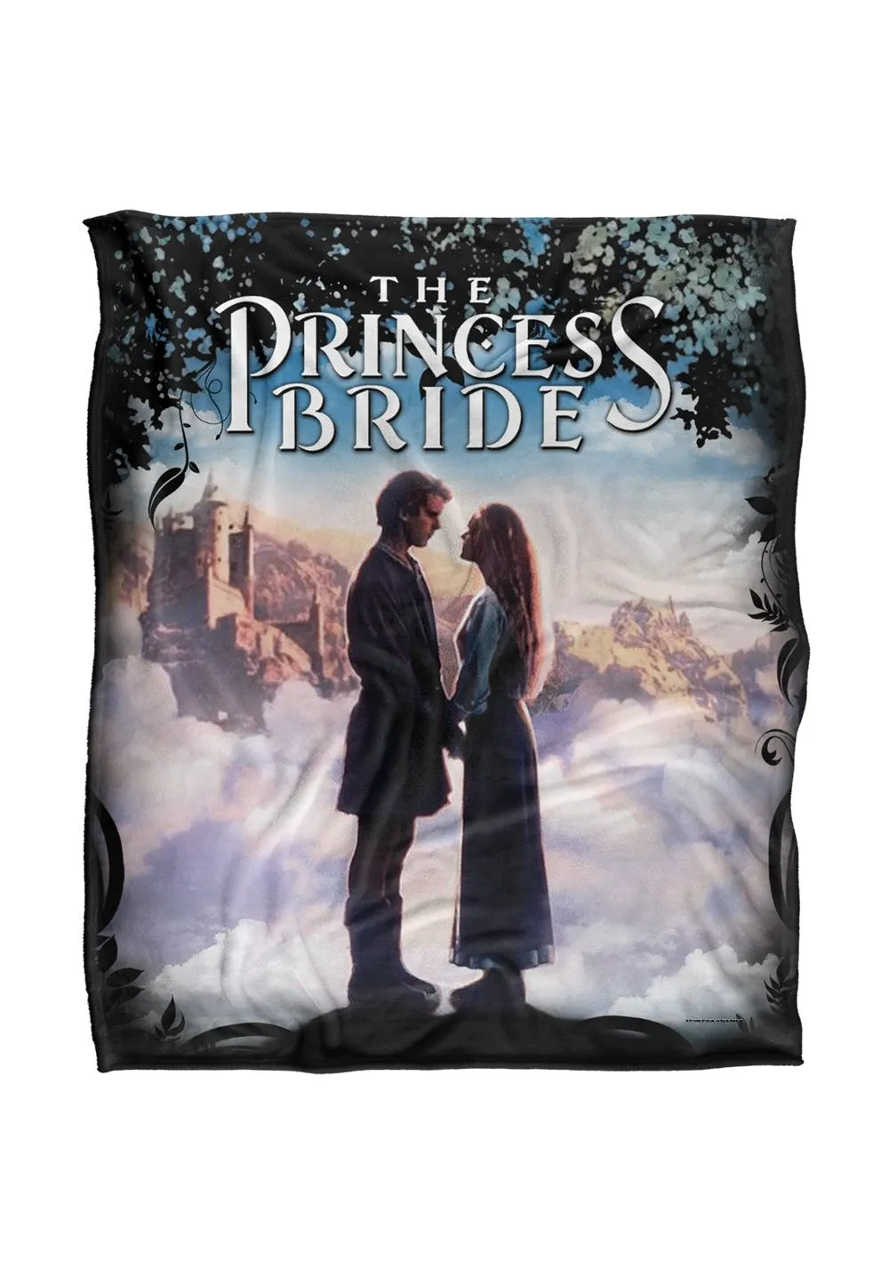 princess_bride Princess Bride Storybook Love Silky Touch Super Soft Throw Blanket 152 X 127 cm in White
