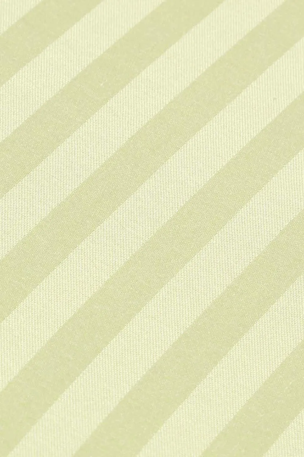 Homescapes Egyptian Cotton Satin Stripe Fitted Sheet 12 inch 330 Thread Count in Green 3