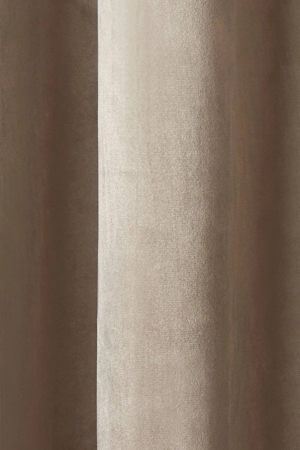 Laurence Llewelyn-Bowen Montrose' Velvet Blackout-Coated Pair of Eyelet Curtains in Natural 3