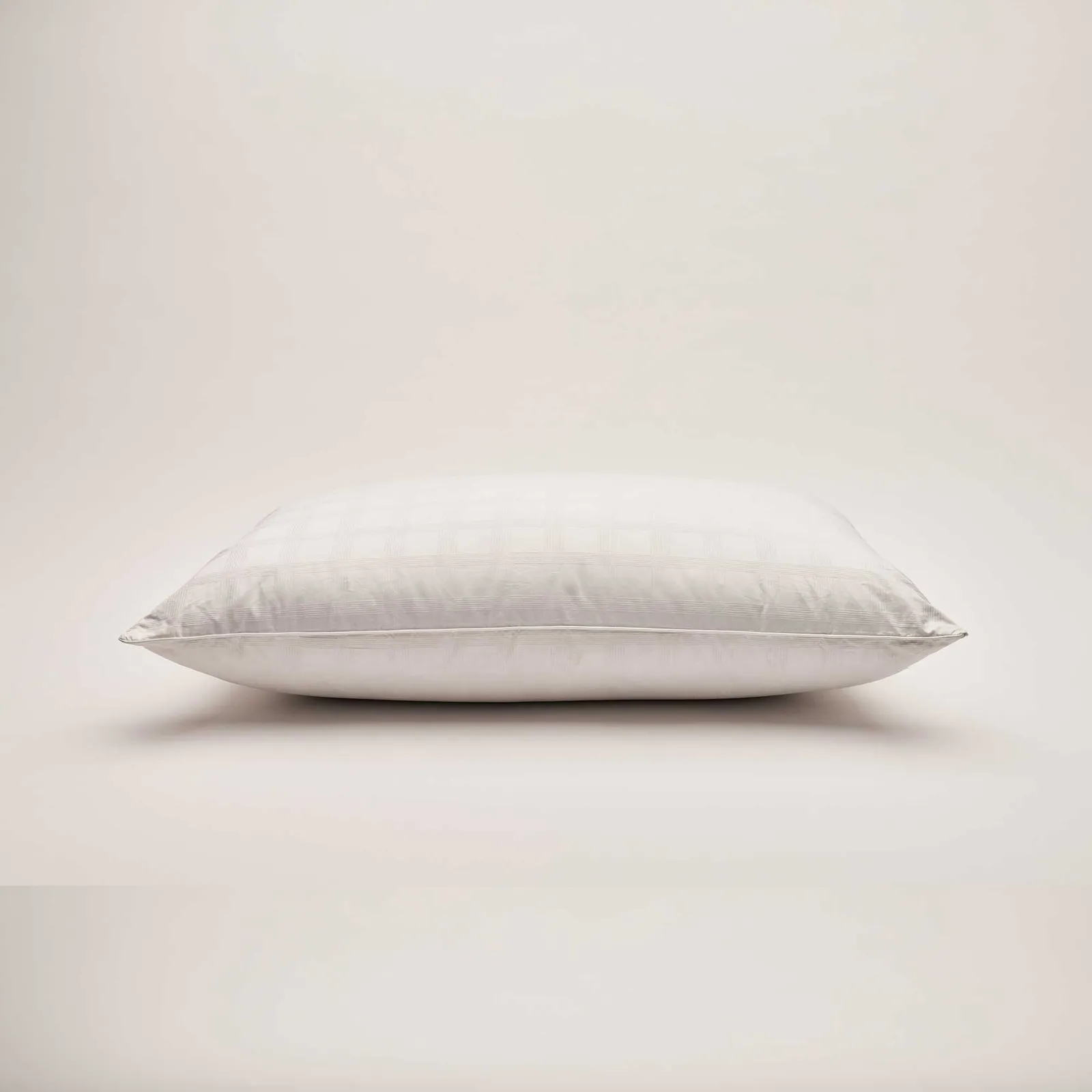 Vispring English Duck Down Pillow 75X50, White Fabric | Barker & Stonehouse 2