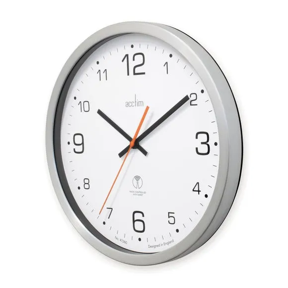 Acctim Atomik Silver Wall Clock 3