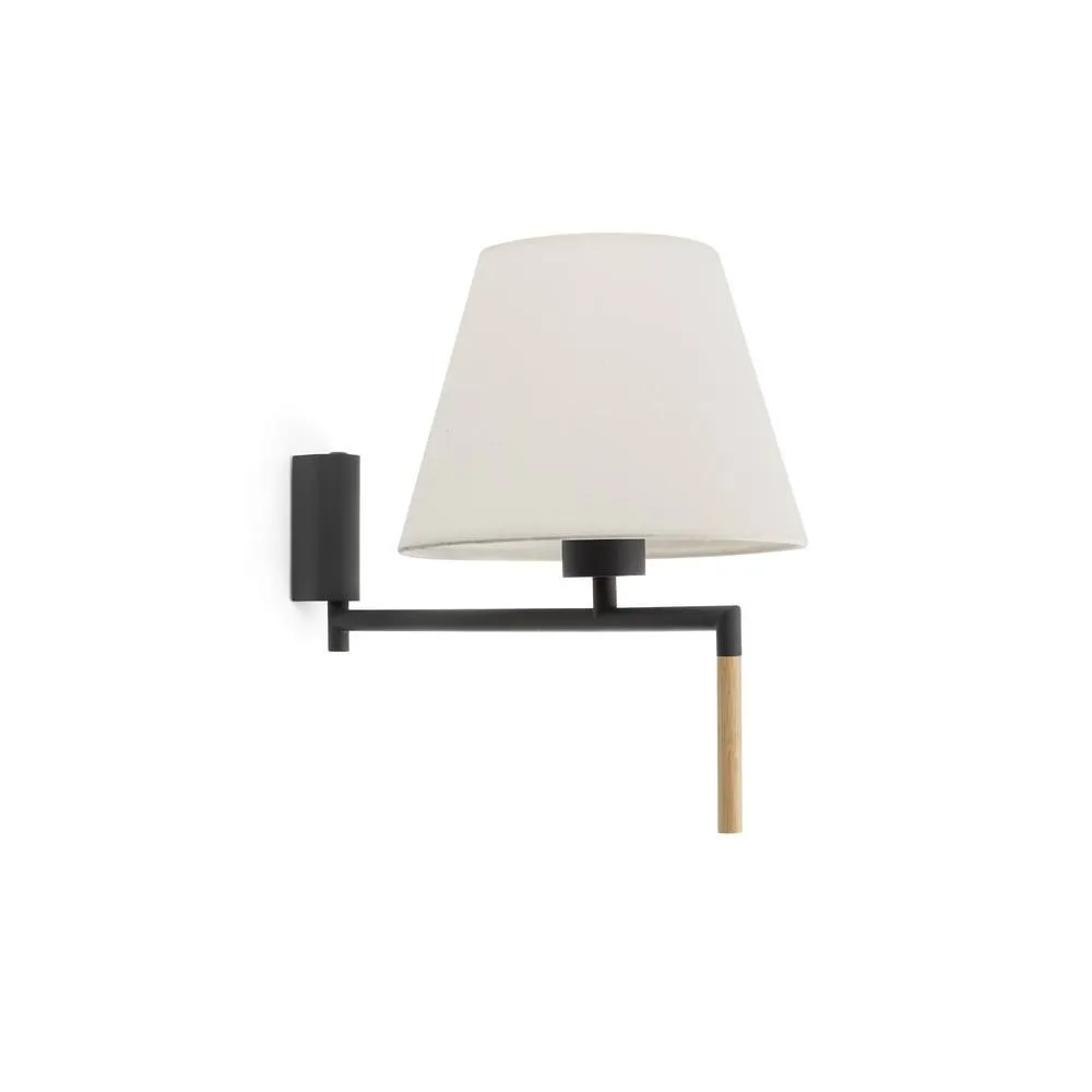 Netlighting Ron Wall Light with Shade Grey E27