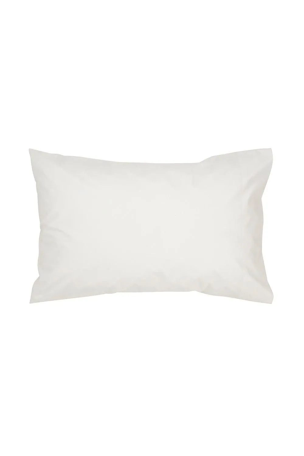 CHRISTY 400TC Luxury Cotton Sateen Plain Dye King Pillowcases Pair in Ivory